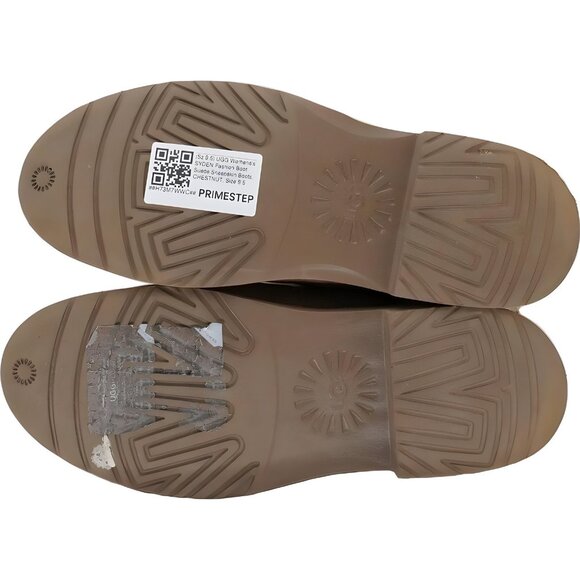 UGG Syden Sheepskin Suede Pull-On Boots Chestnut Women's US 9.5 - Picture 6 of 6